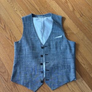 River Island Charcoal Gray Vest